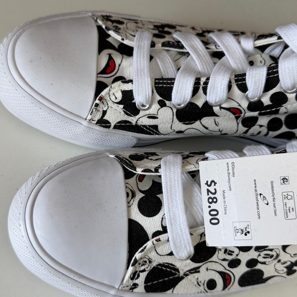 Mickey Mouse High Top Sneakers Womens Size 9 NEW Disney World - Picture 5 of 5